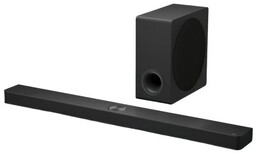 LG Soundbar S90TY Czarny 5.1.3-kanałowy, Bezprzewodowy Subwoofer,4K,HDMI eARC,HDR10,Wi-Fi,BT,DTS