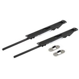 Wala Rygiel WL 25x203 mm wpuszczany czarny