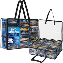 Besti Blu Ray Organizer, zestaw 2 przezroczystych plastikowych