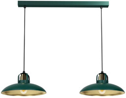 Lumes Nowoczesny żyrandol zielono-złoty - K484-Ramona