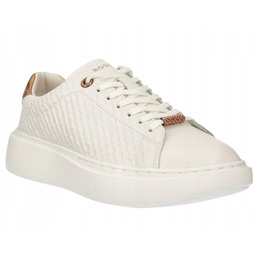 BOSS BIAŁE SPORTOWE POKRYTE SIATECZKĄ PODESZWA BIAŁA 40