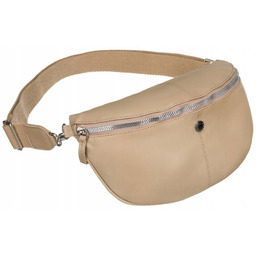 Duża, skórzana nerka damska - Peterson