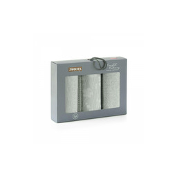 Zwoltex Komplet ścierek kuchennych Provence 3 szt szary