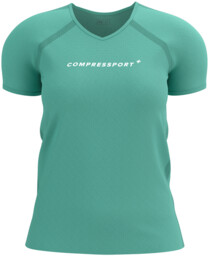 COMPRESSPORT Koszulka biegowa damska TRAINING SS LOGO T-SHIRT