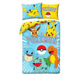Pościel Bawełniana 140 X 200 CM Pokemon Pikachu