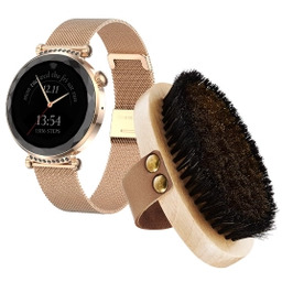 Maxcom FW73 Onyx Złoty + Glov Smartwatch