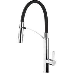 Deante Gerbera BGB B720 Chrom/Czarny Mosiądz Bateria kuchenna