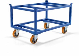 Bezpieczny wózek paletowy FRAME, 500 kg, koła PU