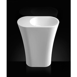 Marmorin umywalka stojąca Wega 600R biała prawa 60x30x85