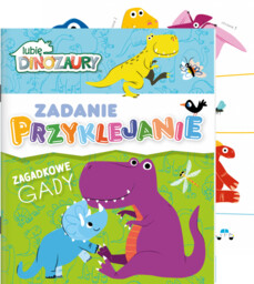 Lubię Dinozaury Zadanie Przyklejanie 1 Zagadkowe gady
