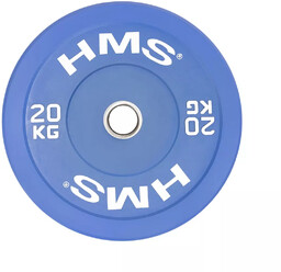 Talerz olimpijski bumper 20 kg CBR20 HMS (niebieski)