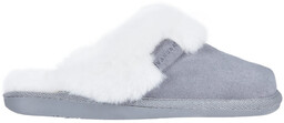 KAPCIE DAMSKIE CASHMERE POPIELATO-BIAŁE