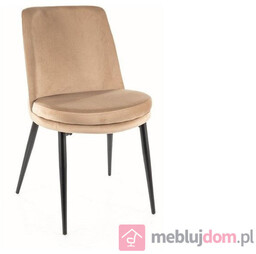 Krzesło KAYLA VELVET Signal Beżowy