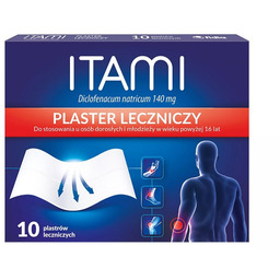 Itami 140 mg Plastry przeciwbólowe, 10 szt.