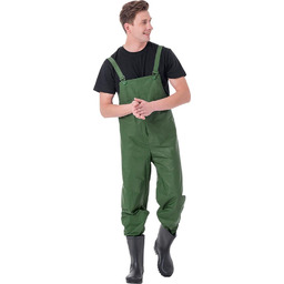 SPD - Spodnie przeciwdeszczowe z PCV - zielony