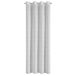 Eurofirany Firana 140x250 Raya biała gotowa na przelotkach