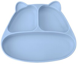 Mombella Talerzyk z Przyssawką Panda Light Blue