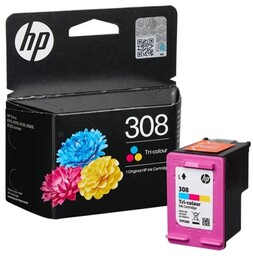 Tusz Oryginalny HP 308 (7FP20UE) (Kolorowy)