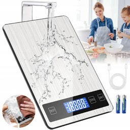 Precyzyjna Waga Kuchenna Jubilerska Elektroniczna 15KG 1g Tara