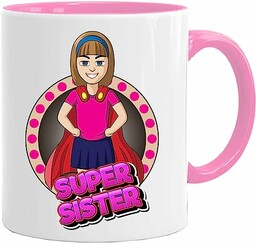 Kubek dla siostry - super siostra & zestaw