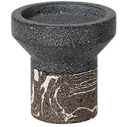 Broste Copenhagen Świecznik Idun, kamień, brązowy, 10 x