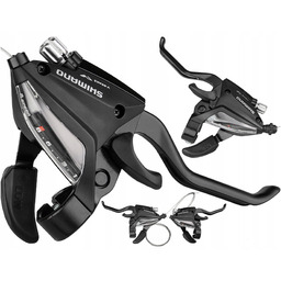 Klamkomanetki Shimano ST-EF500 3x8 Linki+końcówki