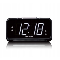 Radioodbiornik Radio Budzik Lenco CR-28BK Fm Am Ekran