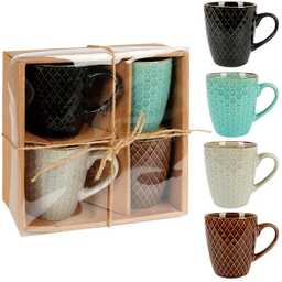 Kubki ceramiczne 250 ml 4 szt.
