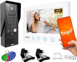 Wideodomofon WiFi Full Hd 7' Szyfrator Aplikacja