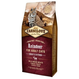 CARNILOVE CAT REINDEER ENERGY&OUTDOOR 6kg