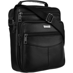 Męska, miejska listonoszka na ramię ze skóry naturalnej