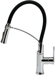Fala BATERIA ZLEWOZMYWAKOWA Z ELASTYCZNĄ WYLEWKĄ FLEXIBLE 2-BLACK