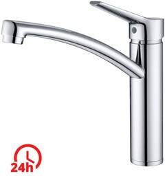 Bateria zlewozmywakowa chromowana, obrotowa 360 , Jednouchwytowa /