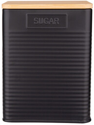 Altom Pojemnik blaszany Sugar, czarny