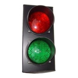 Semafor dwukomorowy w wersji LED 230V do szlabanów