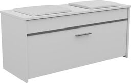 Szafka na obuwie, schowek, roma, 100x38x46 cm, biel,