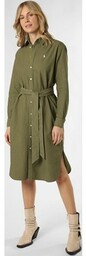Polo Ralph Lauren Sukienka damska Kobiety Bawełna oliwkowy