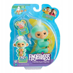 Małpka Fingerlings Ava seledynowa.