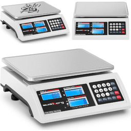 Waga sklepowa handlowa licząca LCD RS232 30000 g