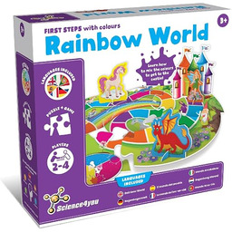 Science4you-puzzle do nauki kolorów księżniczki, wróżki i jednorożca-gry
