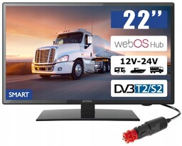 Telewizor Samochodowy 22" Smart Tv WebOs HbbTV 12V