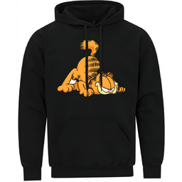 Bluza Męska Z Kapturem Śmieszna Garfield Prezent Nadruk