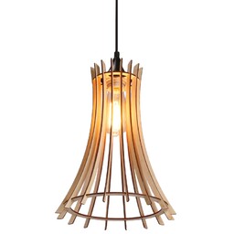 Ekologiczna lampa wisząca Eco 31-14467 Candellux abażur drewniany