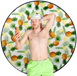 Mata piknikowa, plażowa okrągła 138 cm
