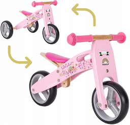 Rowerek biegowy 2w1 jeździk niski twist BikeStar