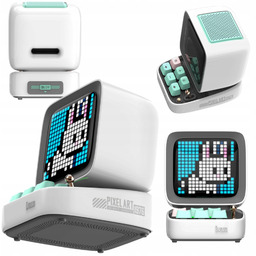 Divoom Ditoo Pro white Kultowy przenośny Głośnik Bluetooth
