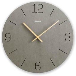 Hama Zegar ścienny Kreta (cichy zegar kwarcowy, Ø
