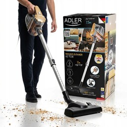 Odkurzacz Pionowy Przewodowy Ręczny Bezworkowy 800W Mocny Zasięg