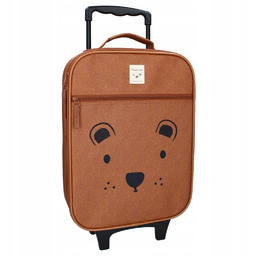 Walizka dla dzieci Kidzroom Big Teddy Bear brown