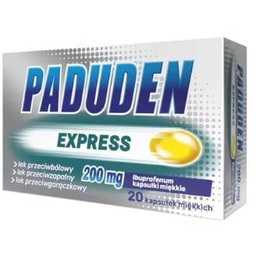 Paduden Express 200mg, 20 kaps.